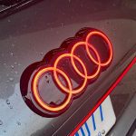 2026 Audi Q3 S Line in Daytona Gray Pearl, Audi rings logo, LED, glowing, Red,