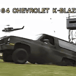 Chevrolet Blazer M1009, with helicopters,