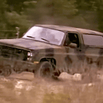 Chevrolet Blazer M1009, in motion,