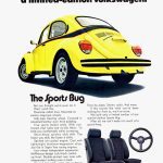 VW-Sport-Bug-1973-ad, saturn Yellow