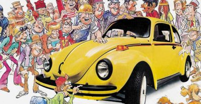 1973 Volkswagen Sport Bug Ad, Mad Magazine, Jack Davis,