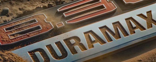 Duramax Mongoose Engine, 8.3-liter diesel,. engine cover
