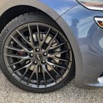 2026 Genesis G70 3.3T Prestige Graphite in Ceres Blue, wheels, dark finish,