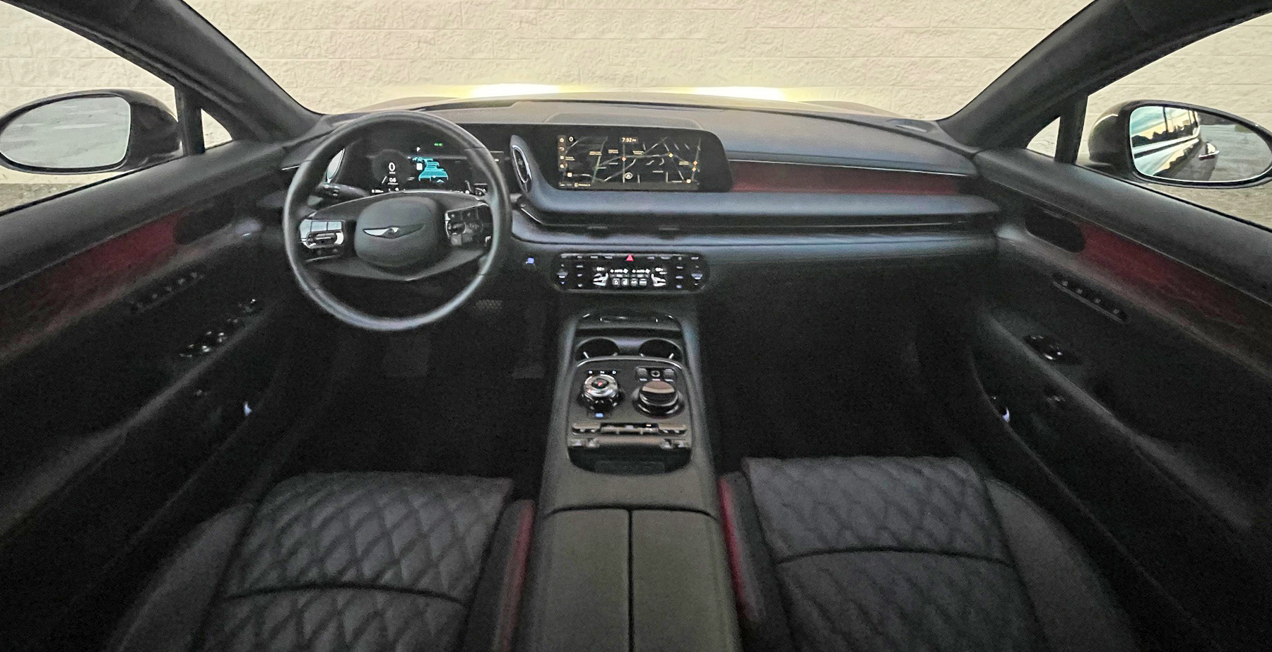 2026 Genesis G90 Prestige Black, dashboard, interior,
