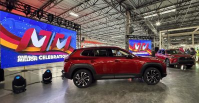 One Millionth Vehicle built my Mazda Toyota Manufacturing, Red Mazda CX-50