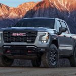 2027 GMC Sierra 1500 AT4X, on trail