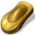 Metallic Paint Samples, paint buck, gold,