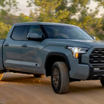 2027 Toyota Tundra Trailhunter, blue