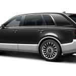 2026 Century SUV, rear 3/4 view, black,