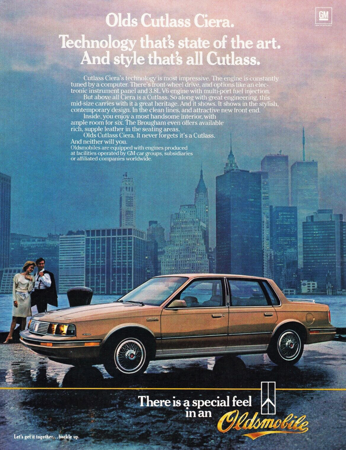 1985 Oldsmobile Cutlass Ciera Ad