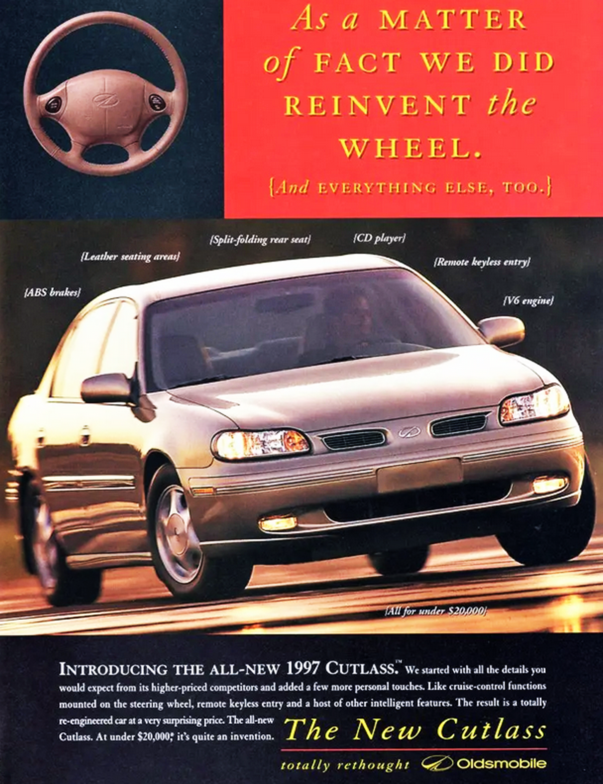 1999 Oldsmobile Cutlass Ad