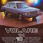 1984 Chrysler Volaré Ad (Mexico)