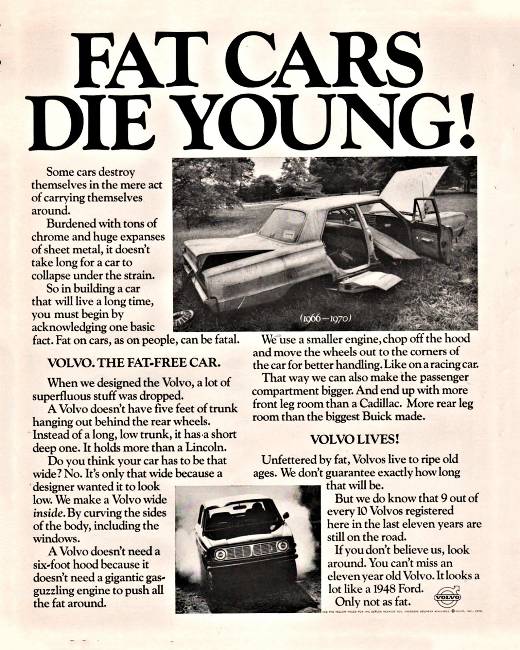 1970-1971 Volvo print ad 