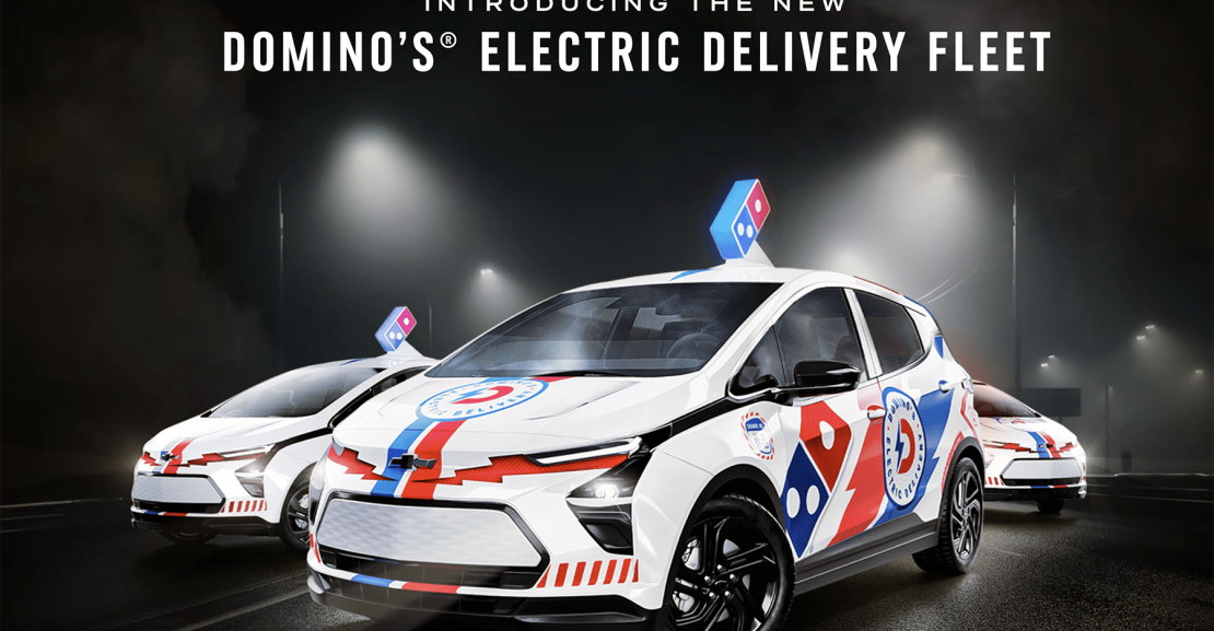 Domino?s is rolling out more than 800 custom-branded 2023 Chevy Bolt electric vehicles at select stores throughout the U.S., making it the largest electric pizza delivery fleet in the country. EVs for pizza delivery