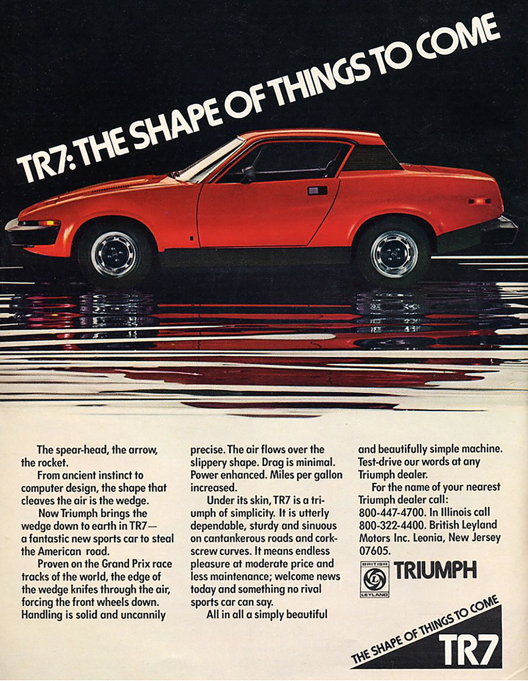 1975 Triumph TR7 Ad 
