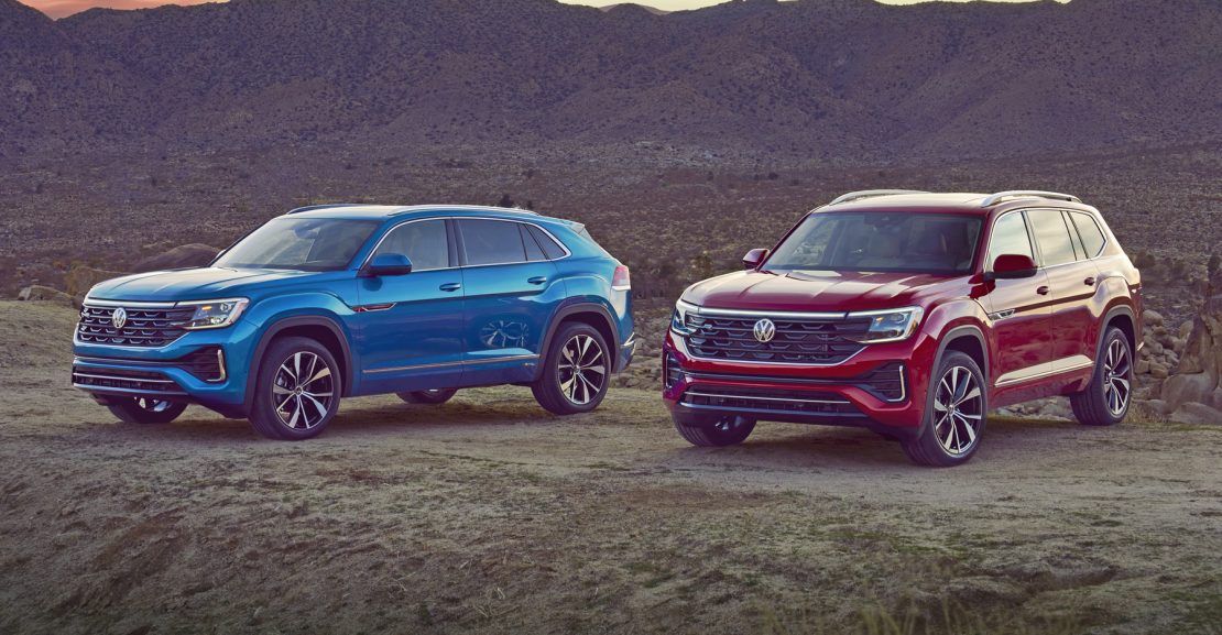 2023 Chicago Auto Show 2024 Volkswagen Atlas and Atlas Cross Sport